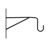 Zwarte hanging basket haak 21 cm - Esschert design