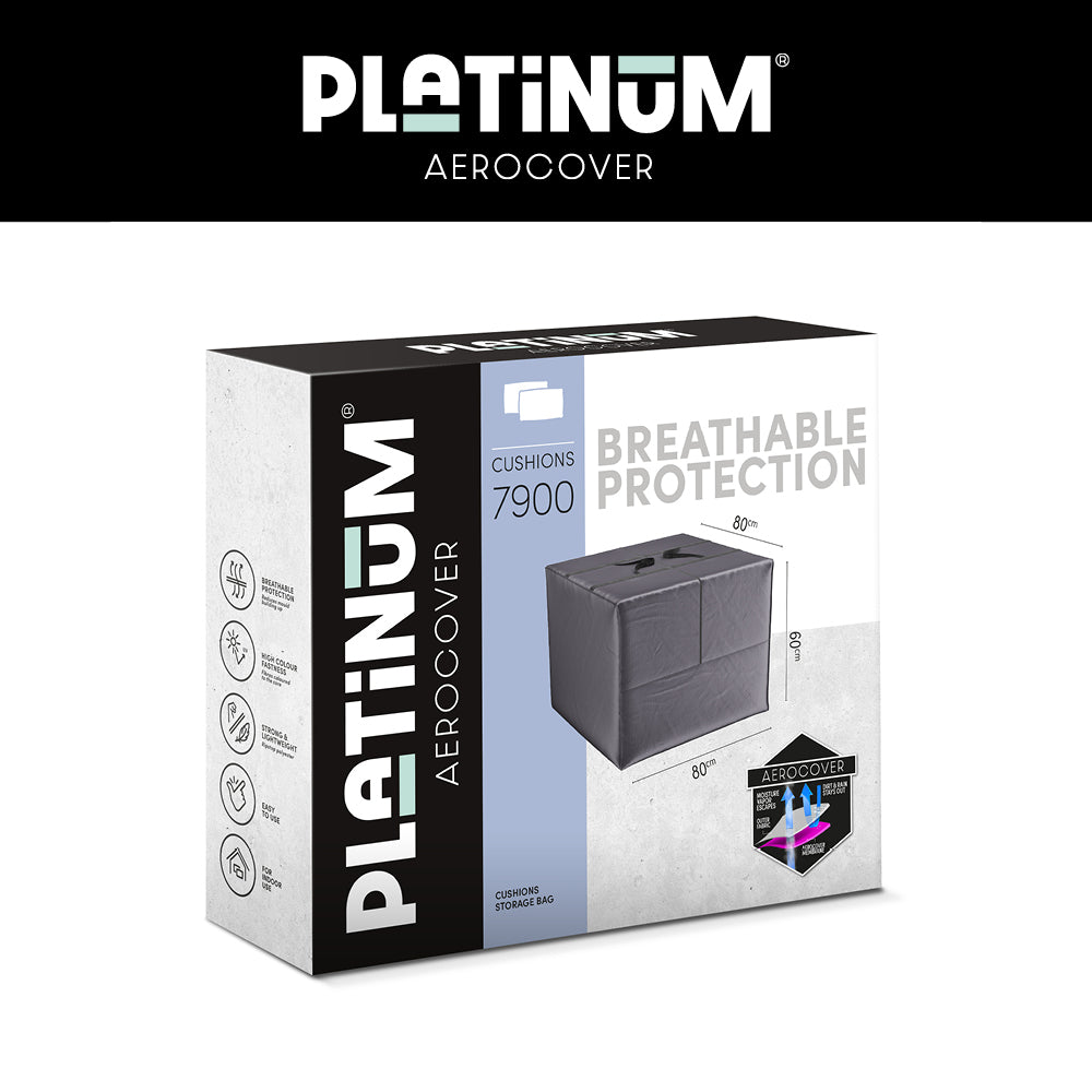 Platinum Aerocover kussentas 80 x 80 x 60 cm