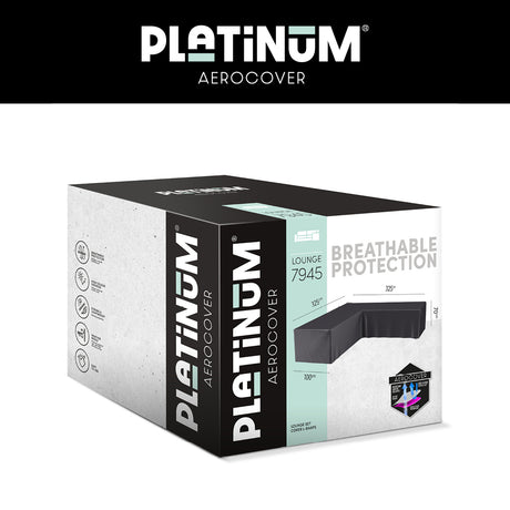 Loungesethoekset hoesverpakking met Platinum AeroCover ademende bescherming