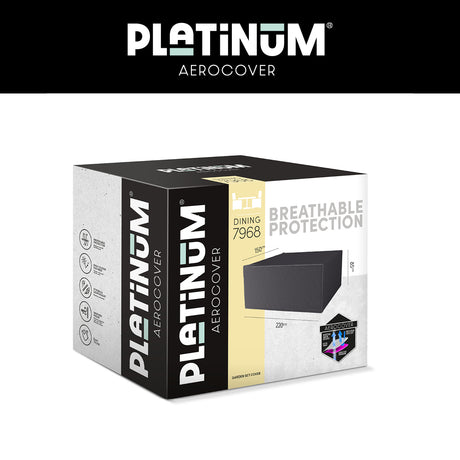 Verpakking van AeroCover Platinum tuinsethoes 220x150xH85