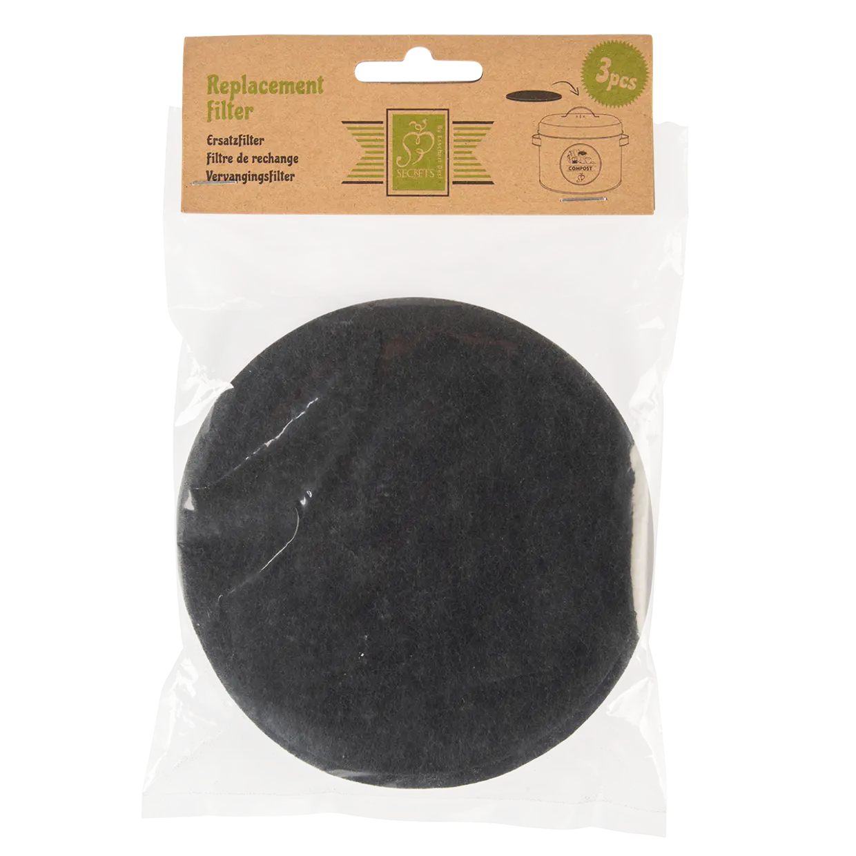 Set van 3 reservefilters voor composter - Esschert design
