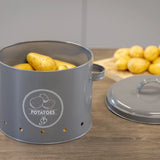 Voorraadblik voor aardappels antraciet - Esschert design