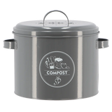 Composter voor in de keuken antraciet - Esschert design