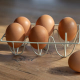 Eier tray metaal voor 6 eieren - Esschert design