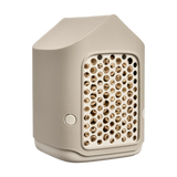 Elho insectenhotel, beige paddenstoelvorm met ronde openingen voor insecten