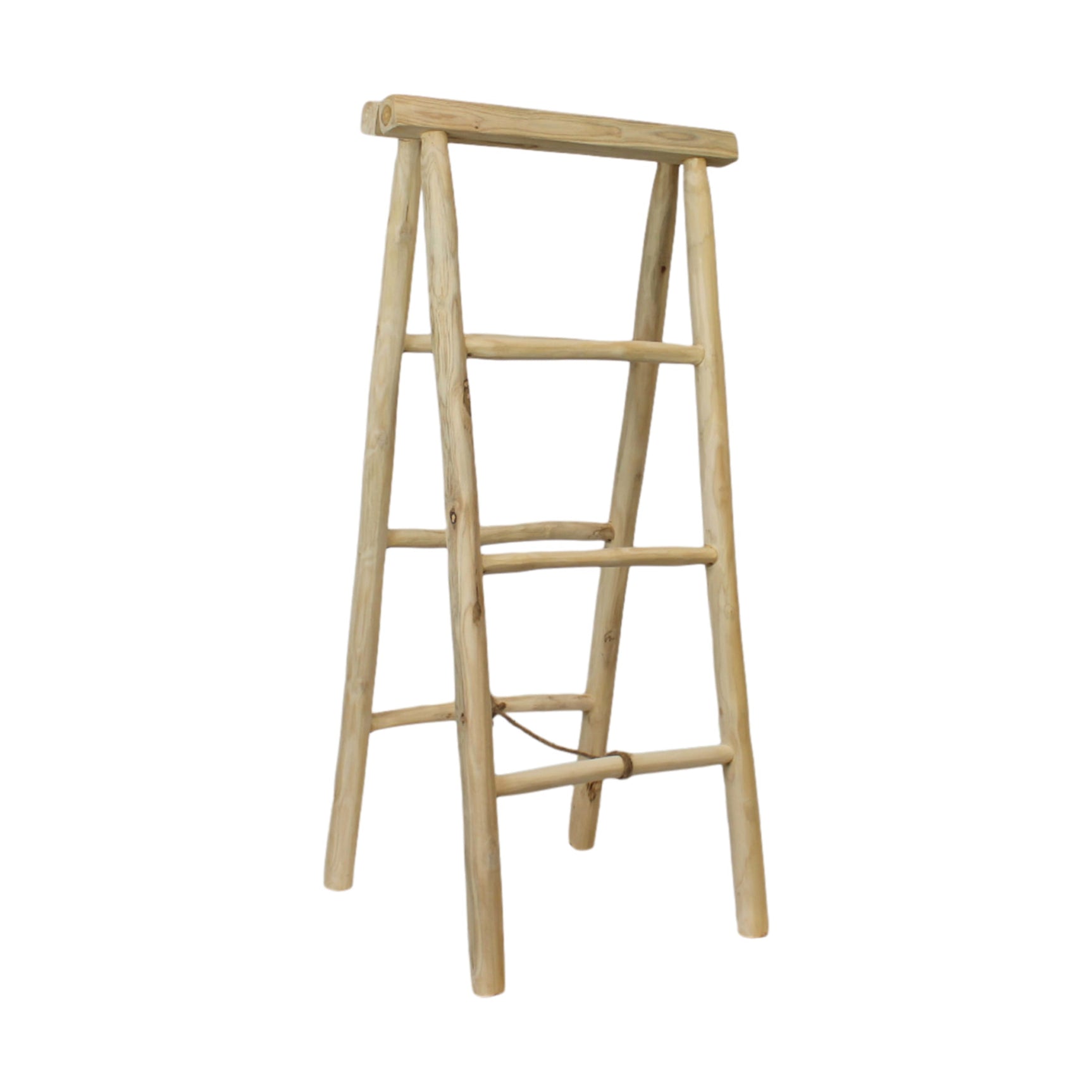 Ladder dubbel teakhout  FSC gerecycled