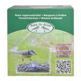 Esschert Design doos Best for Birds raamvoedertafel huisvorm acryl