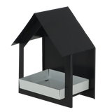 Esschert design - Wit antraciete muurvoedertafel