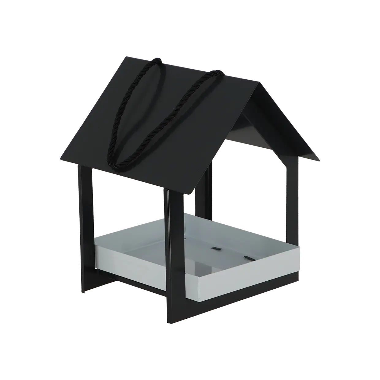 Esschert Design - Hangende Voedertafel antraciet en wit