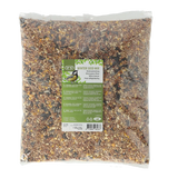 Winterzaadmix voor vogels in doorzichtig zakje met groen etiket, 2,5 kg