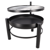 Esschert design - Vuurschaal met BBQ rooster L