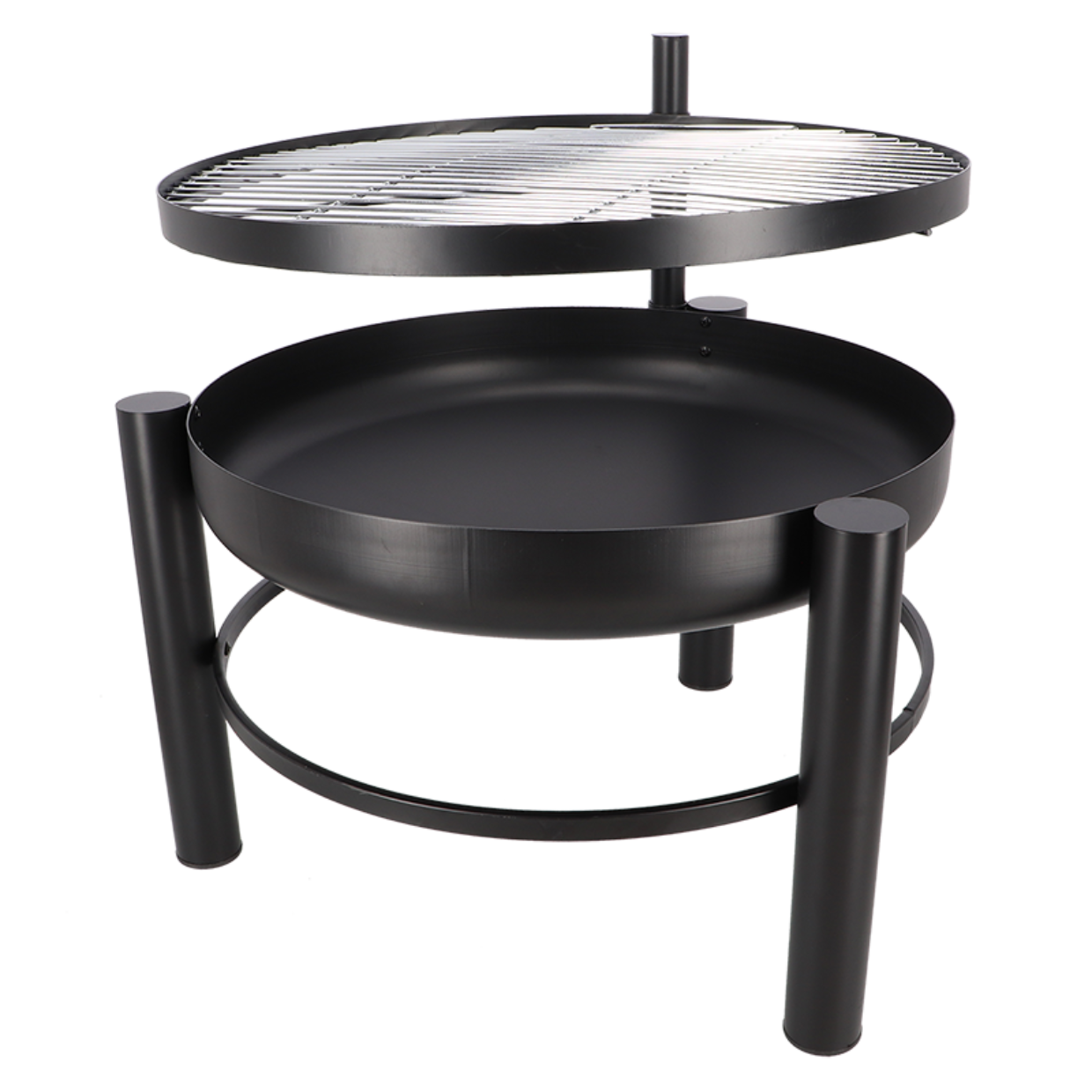 Esschert design - Vuurschaal met BBQ rooster L