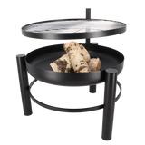 Esschert design - Vuurschaal met BBQ rooster L