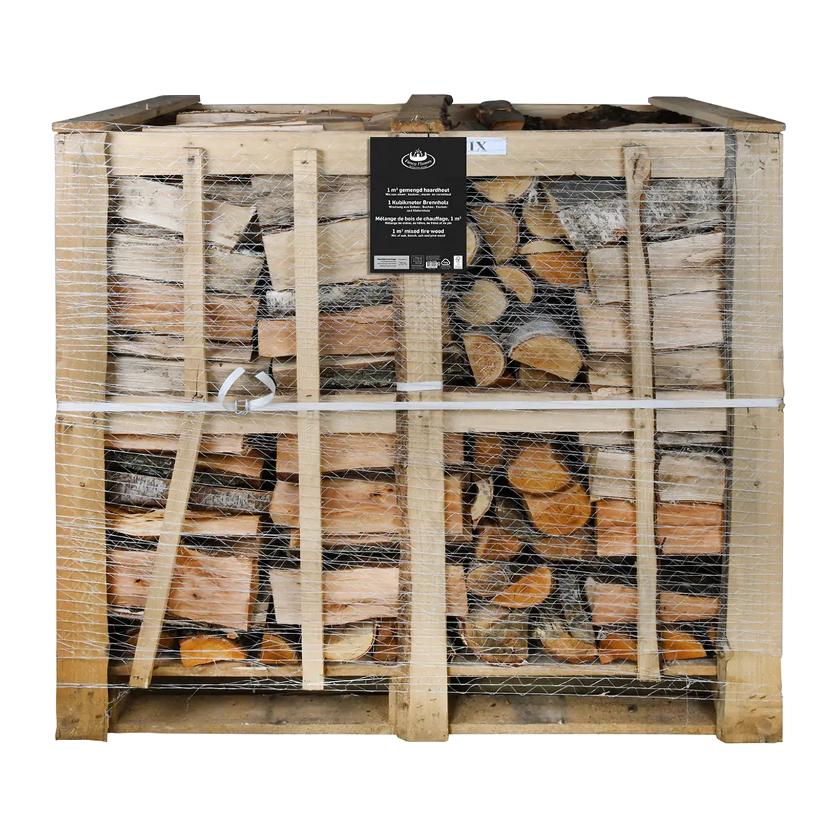 Fancy Flames - Gemengd haardhout ca. 1 kuub - Esschert design