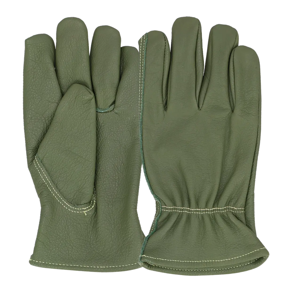 Esschert Design - Runderleren handschoenen groen maat L