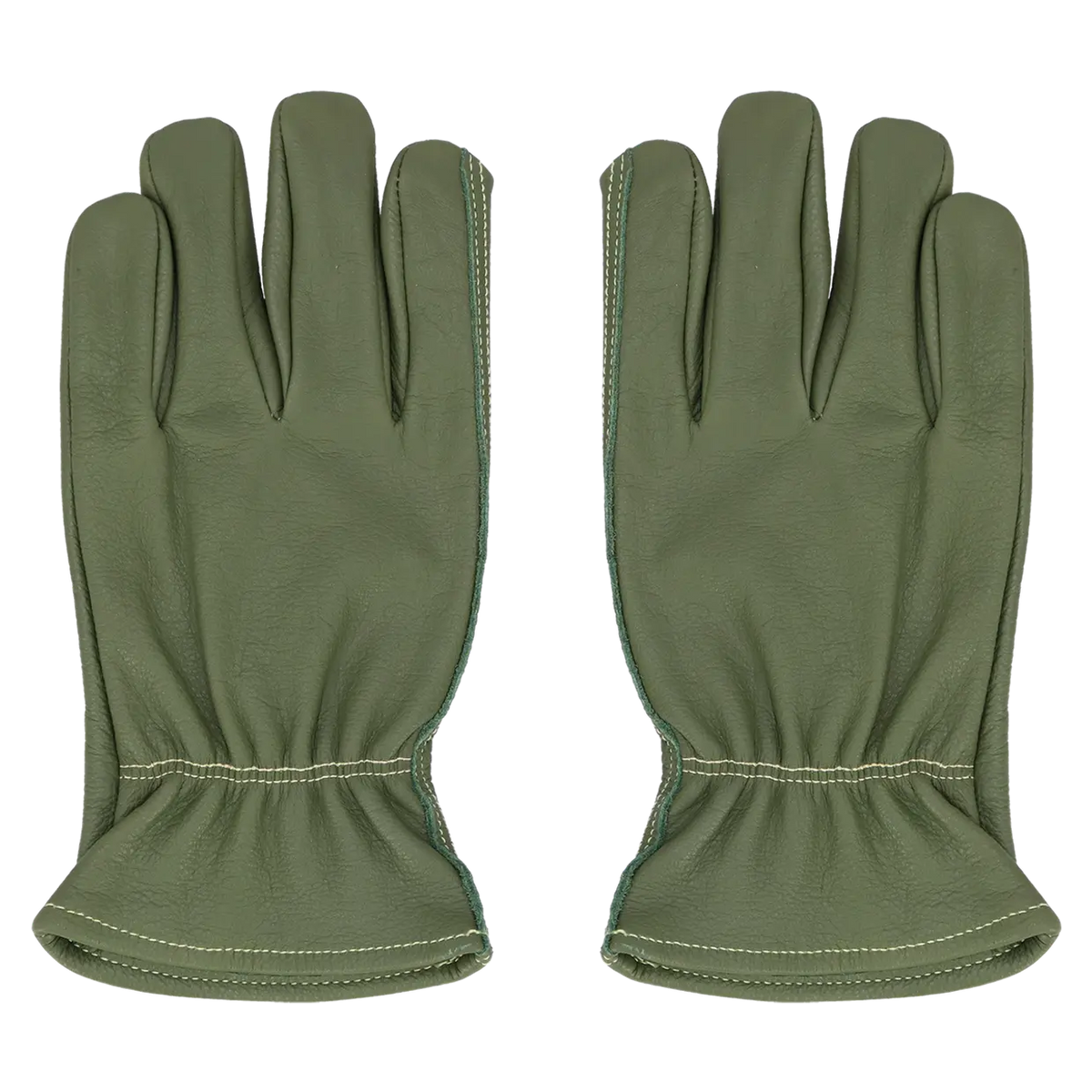 Esschert Design - Runderleren handschoenen groen maat L