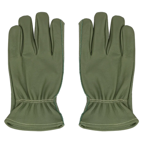 Esschert Design - Runderleren handschoenen groen maat L