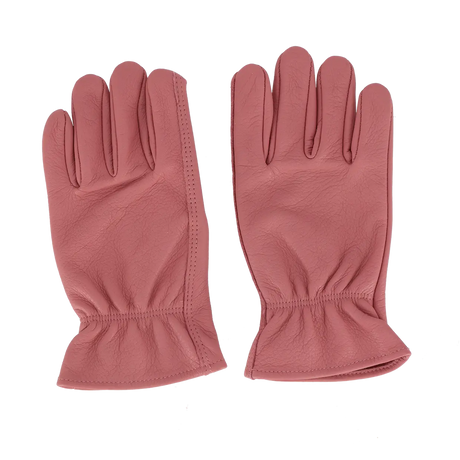 Esschert Design - Roze Runderleren handschoenen maat S