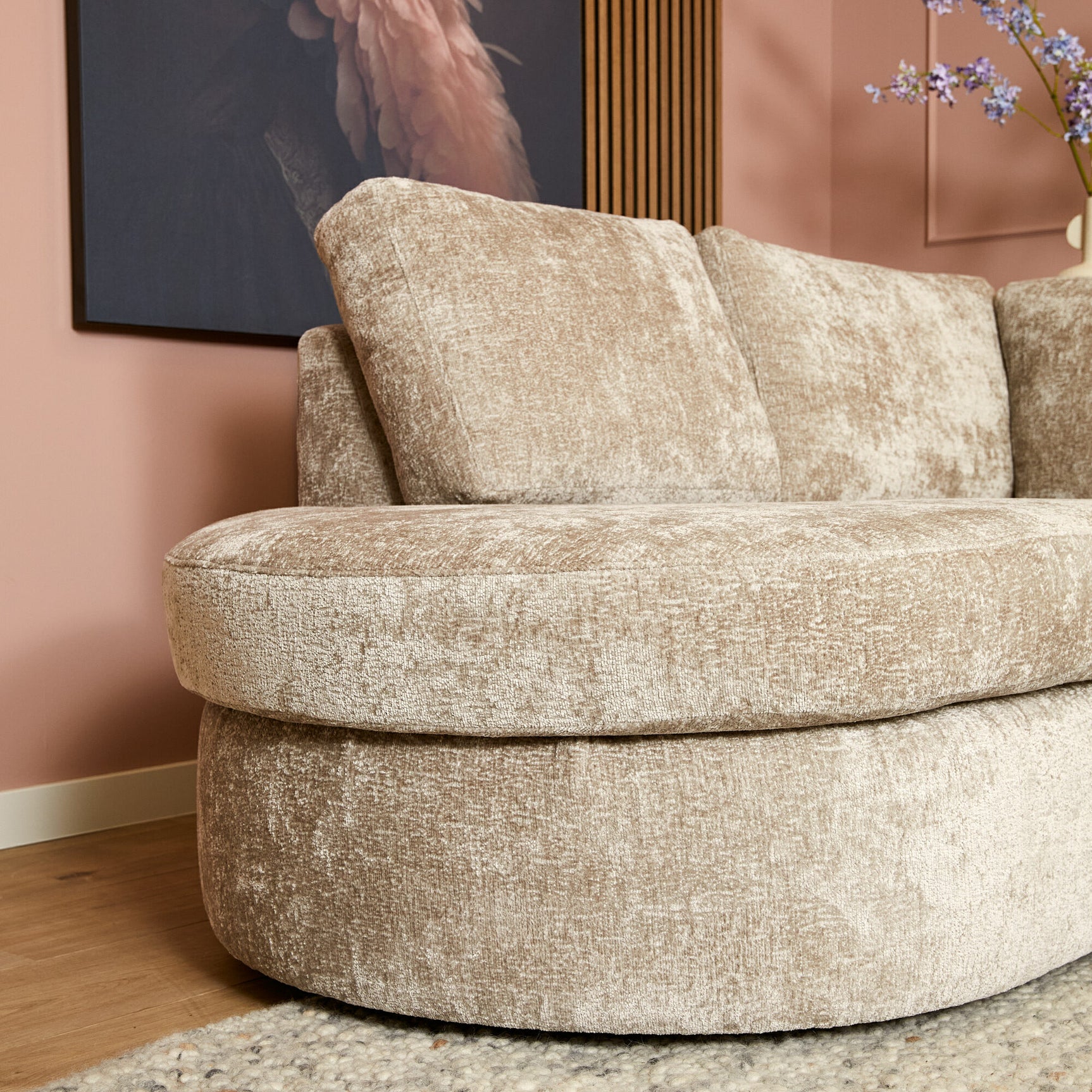 MySofa Alma | Divan links + 2,5-zits | Beige