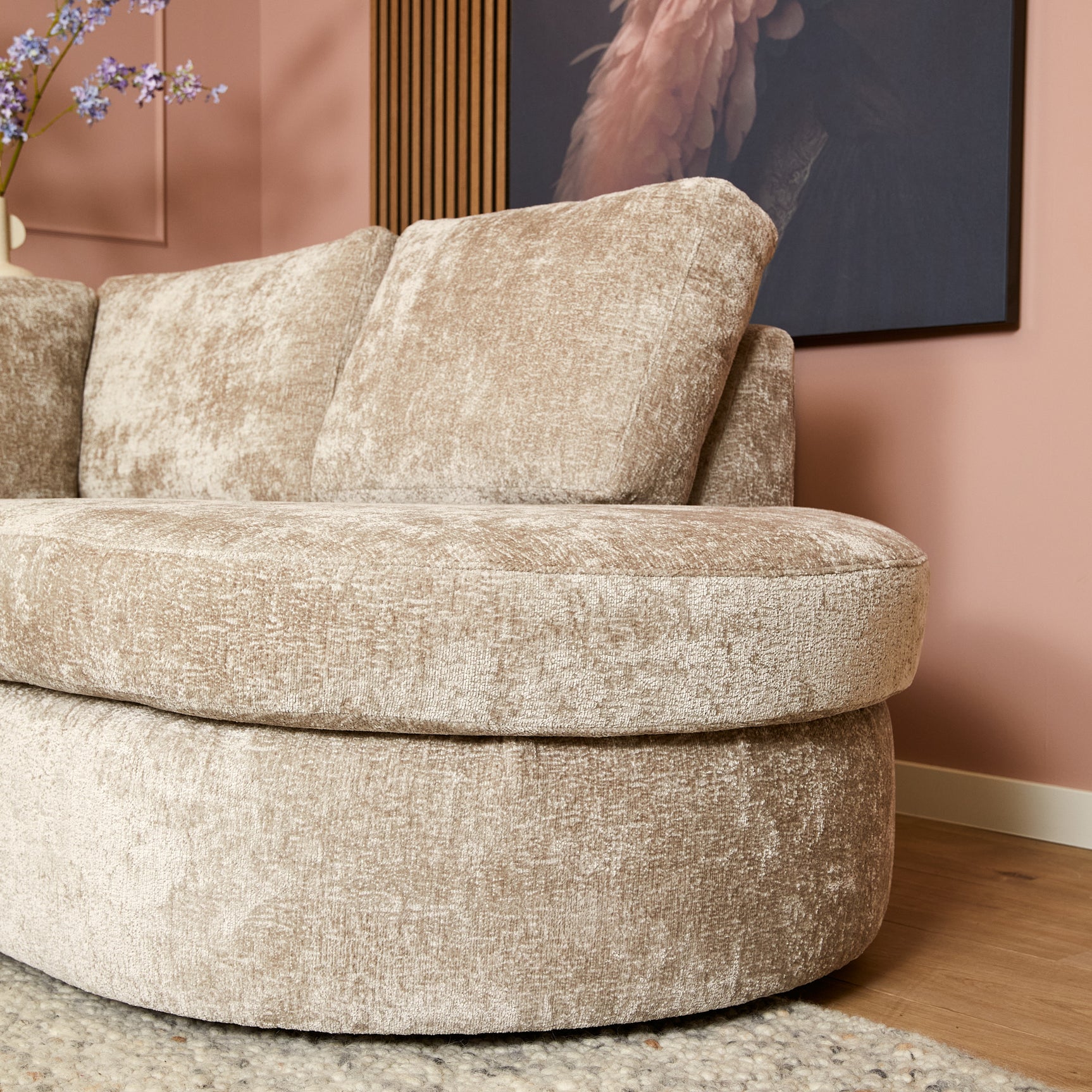 MySofa Alma | 2,5-zits + divan rechts | beige