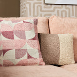 MySofa Alma hoekbank roze divan links + 2,5-zits