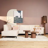 MySofa Floris | Divan links + 2,5-zits | Beige fluweel