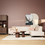 MySofa Floris| 2,5 zits + divan rechts | fluweel beige