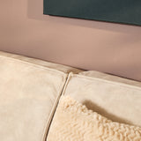 MySofa Floris| 2,5 zits + divan rechts | fluweel beige