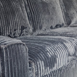 MySofa Teddy | divan links + 2,5-zits | antraciet