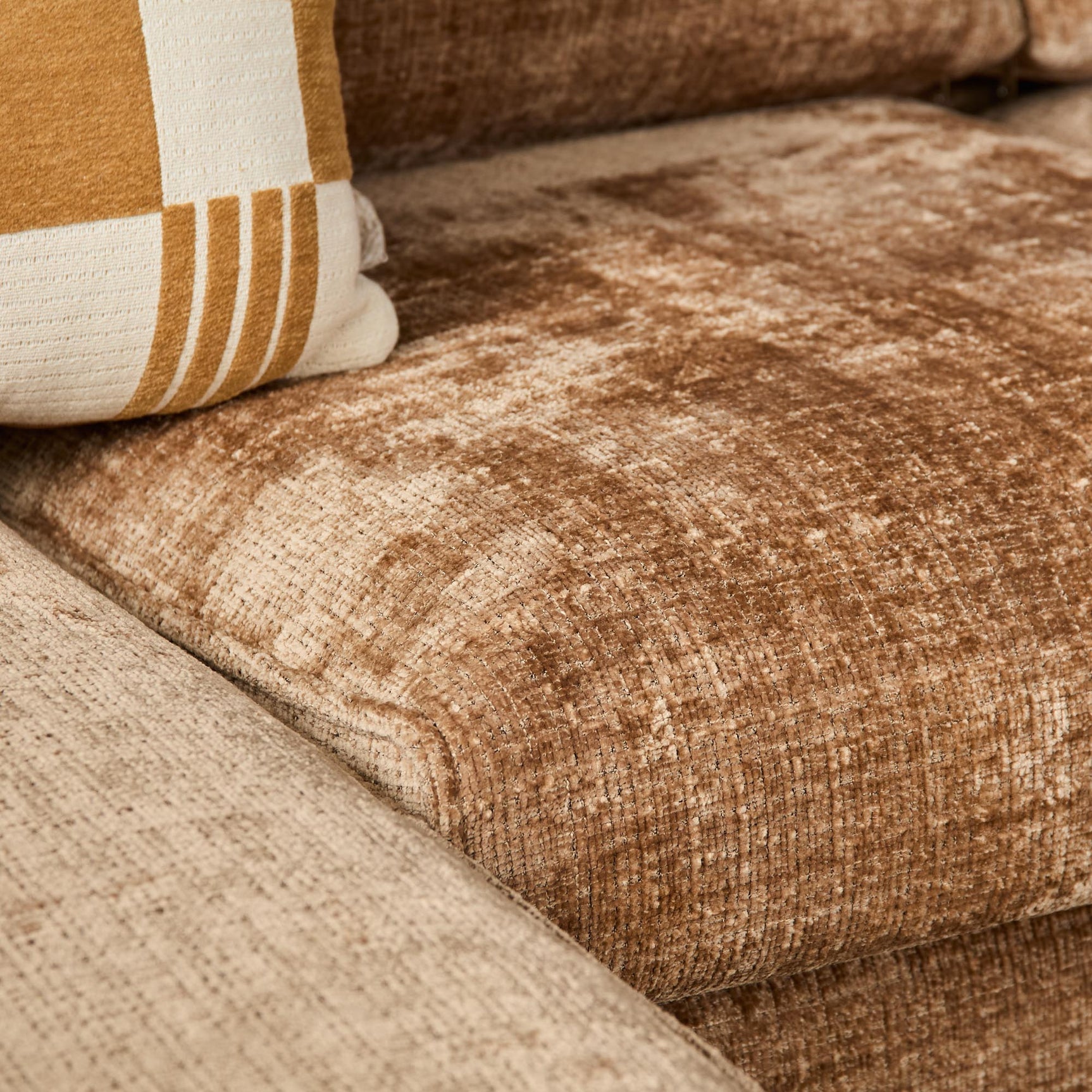 MySofa Teddy Hoekbank Kaneel Divaan Links + 2,5-zits
