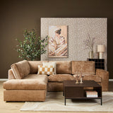 MySofa Teddy Hoekbank Kaneel Divaan Links + 2,5-zits