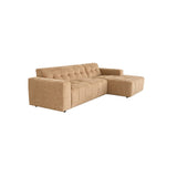 MySofa Ruby Hoekbank Camel 2,5 zits AL + Lounge rechts
