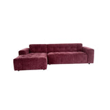 MySofa Ruby Hoekbank Paars Lounge L + 2,5-zits AR