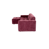 MySofa Ruby Hoekbank Paars Lounge L + 2,5-zits AR