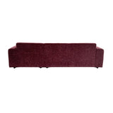 MySofa Ruby Hoekbank Paars 2,5-zits AL + Lounge rechts
