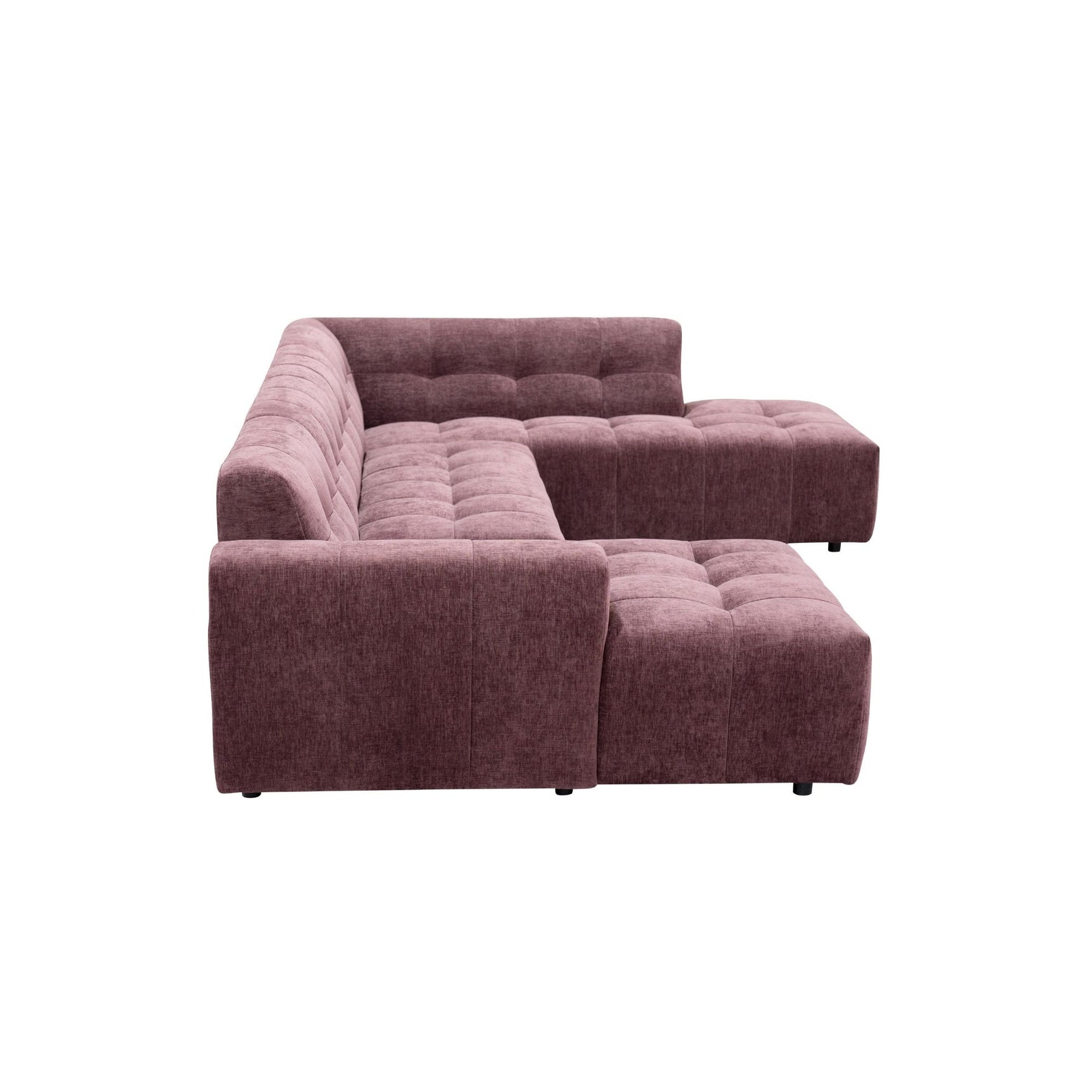MySofa Ruby U-bank Paars Lounge L + 2,5 + Ottomane Rechts