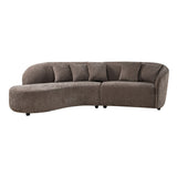 MySofa Novi Hoekbank Grijs Lounge L + 3-zits
