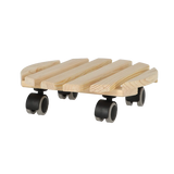 Plantentrolley naturel rond indoor L - Esschert Design