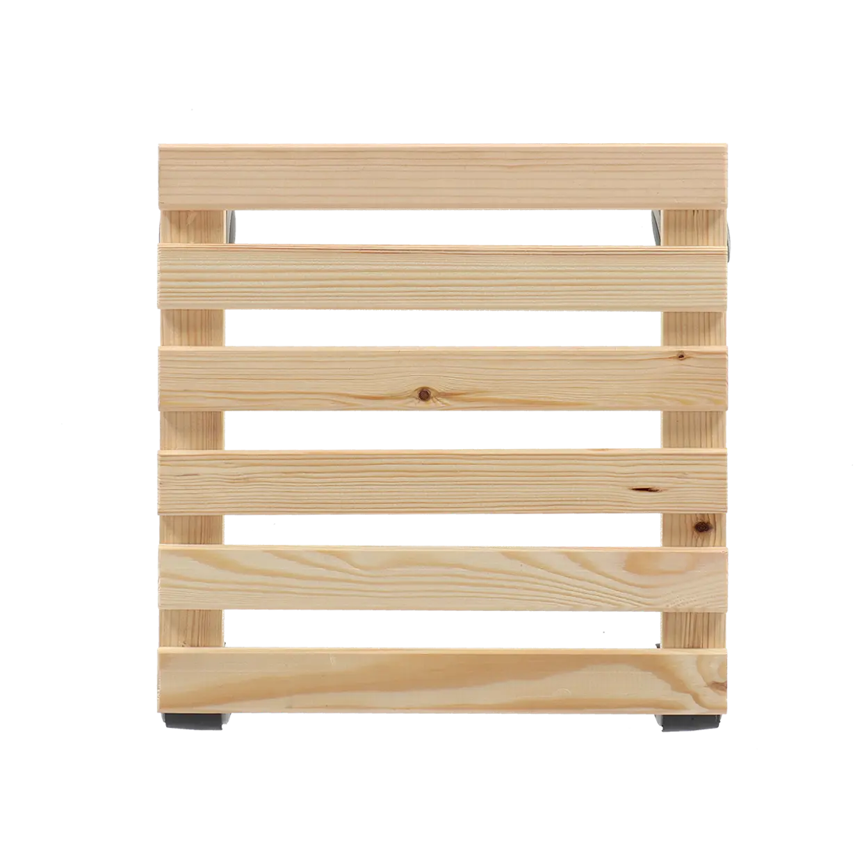 Plantentrolley naturel vierkant indoor L - Esschert Design