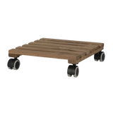 Plantentrolley vierkant indoor L bruin - Esschert Design
