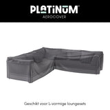Platinum AeroCover - Loungesethoes hoekset 325x325x100xH70