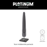 Platinum AeroCover - Parasolhoes H165x25/35