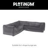 Platinum AeroCover - Loungesethoes hoekset 325x325x100xH70