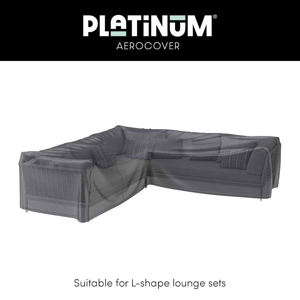 Platinum AeroCover - Loungesethoes hoekset rechts 330x255x100xH70