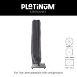 Platinum AeroCover - Zweefparasolhoes H292x60/65