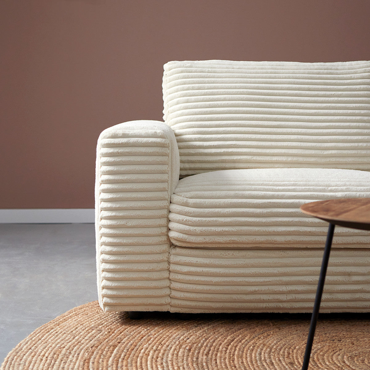 UNO met chaise longue rechts - Ambience 2 Cream