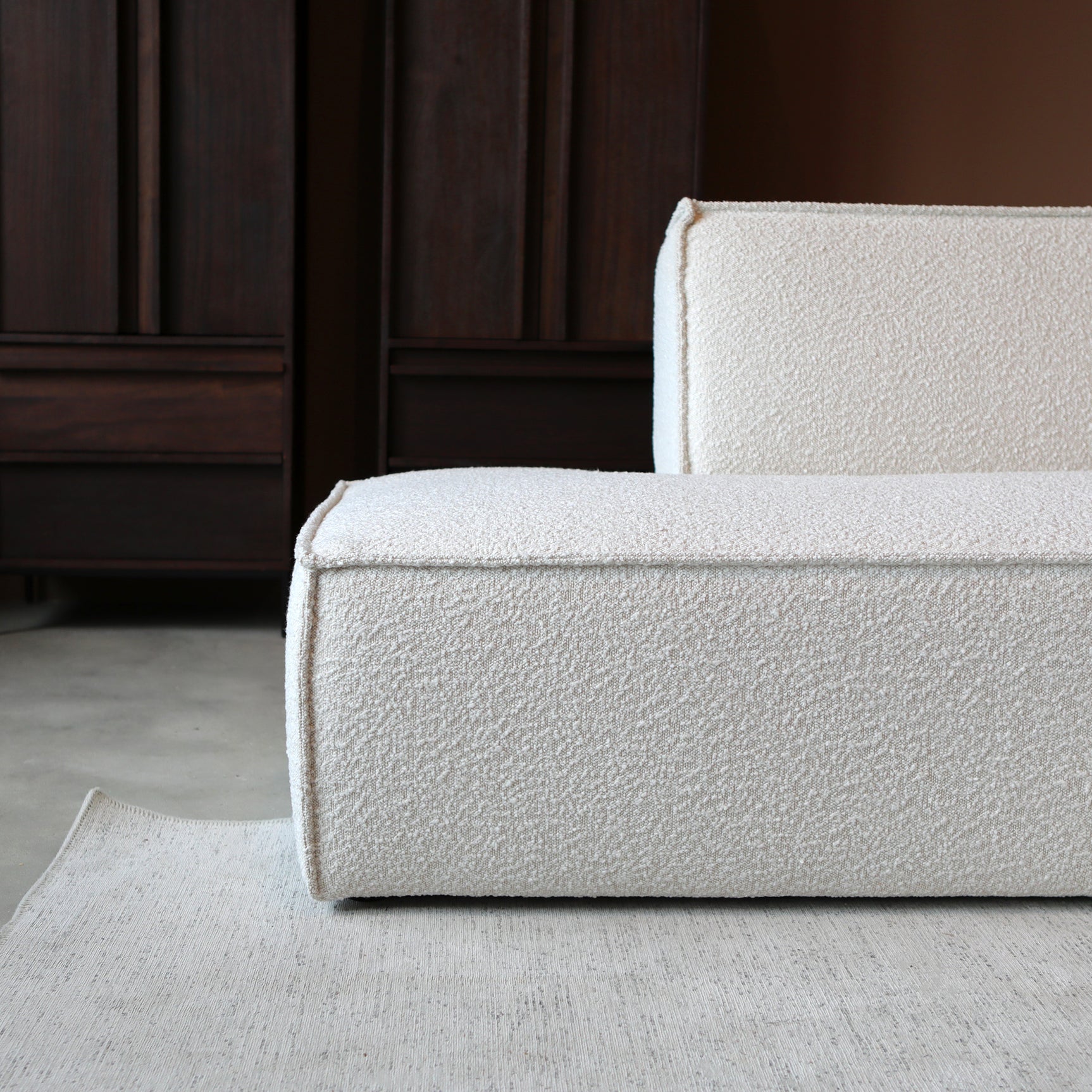 ENZO met chaise longue rechts - Legend 2 Natural