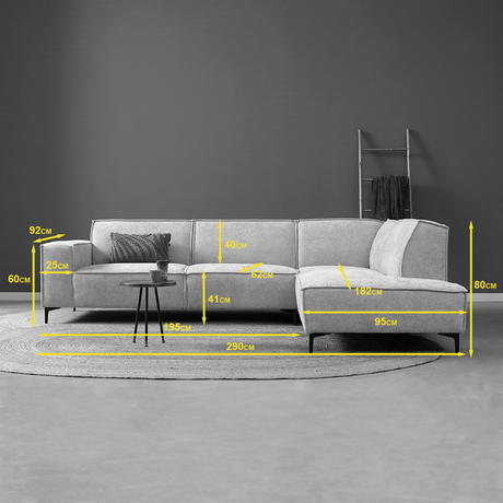 RIVER met ottoman links - Majestic 603