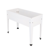 Esschert design - Verhoogde kweekbak metaal wit. S