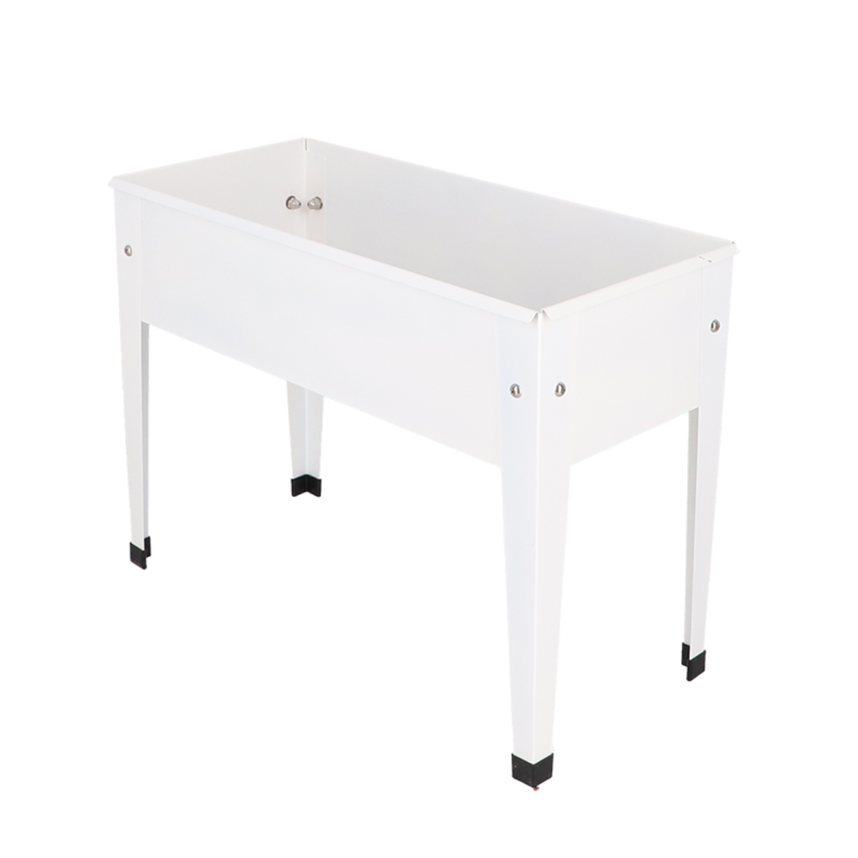 Esschert design - Verhoogde kweekbak metaal wit. S